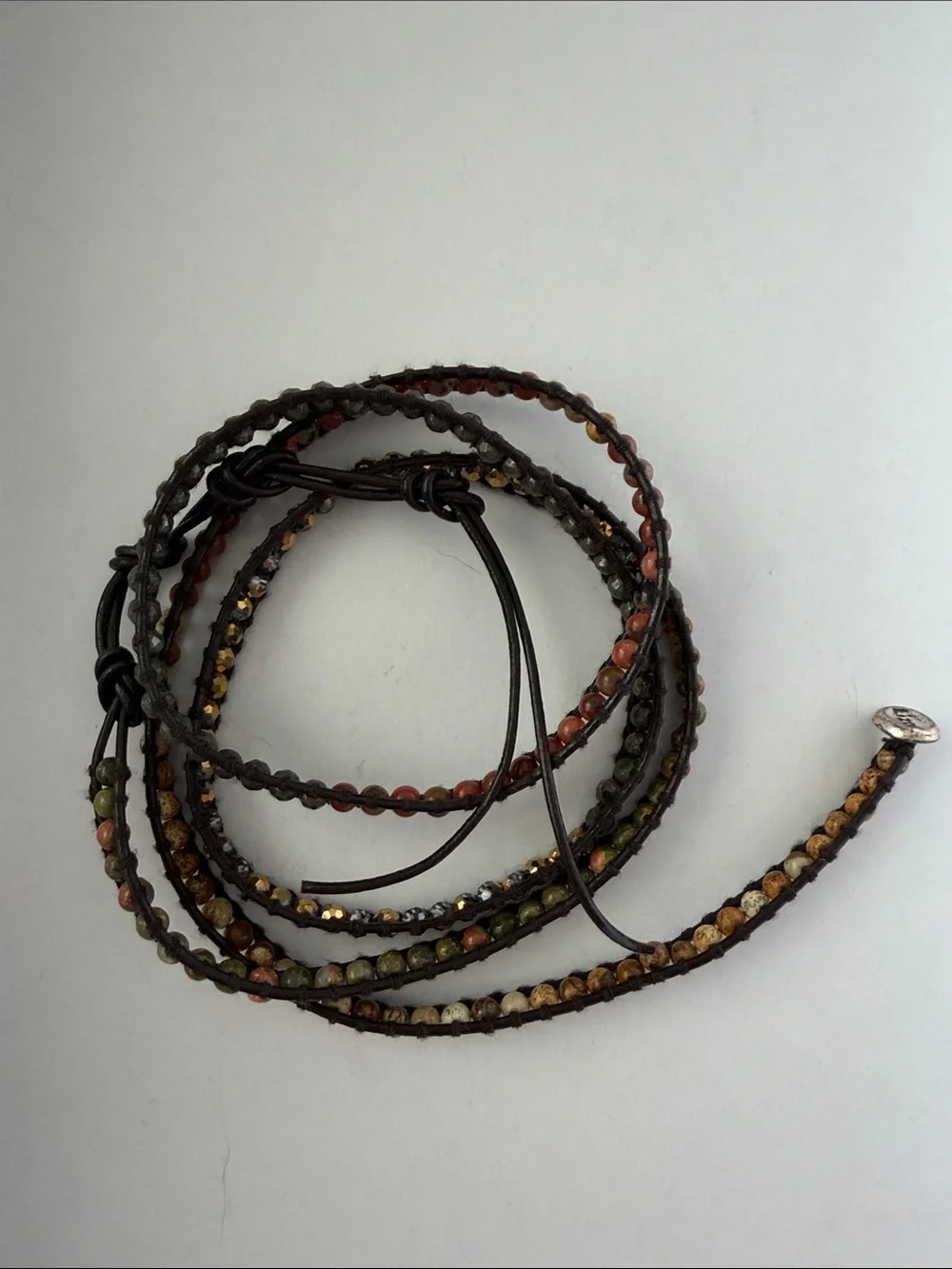 Multi-Color Beaded Wrap Bracelet - Women Accessories